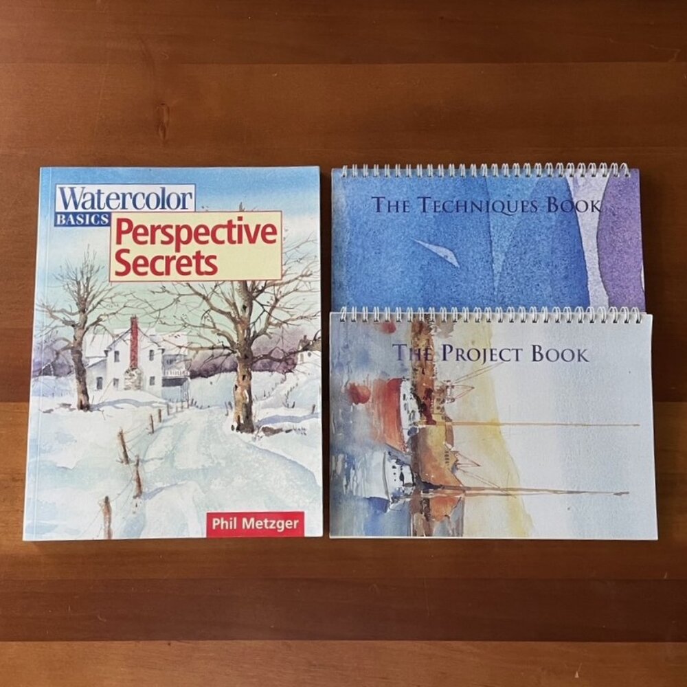 Watercolor Painting Techniques - Set of Three (3) Instruction Books